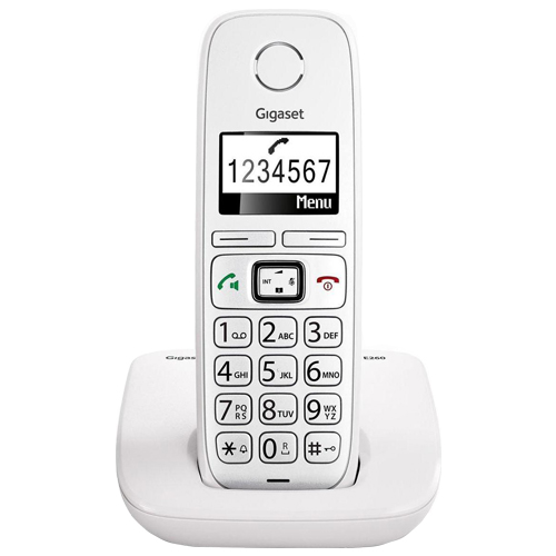 نمای دیگر از جلو تلفن گیگاست E260