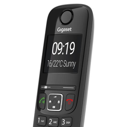 نمای نزدیک تلفن گیگاست AS690 IP