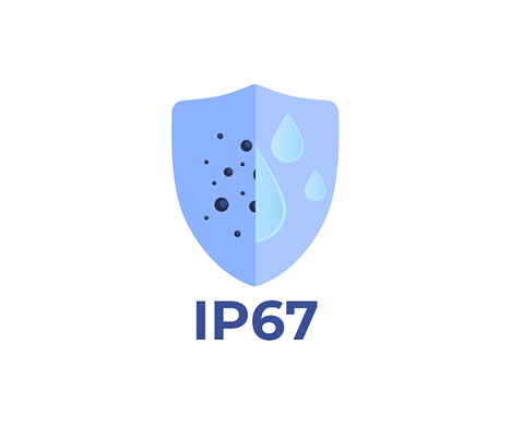  محافظت ضد آب و گردوغبار (IP67)