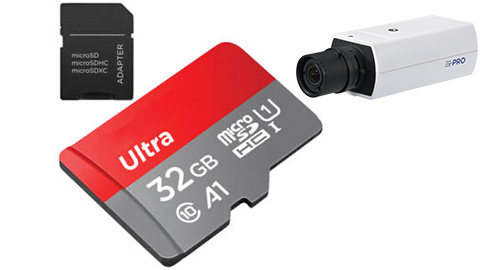 پشتیبانی از کارت حافظه microSD برای ضبط داخلی