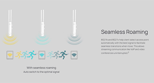 Seamless Roaming برای جابه‌جایی بدون قطعی