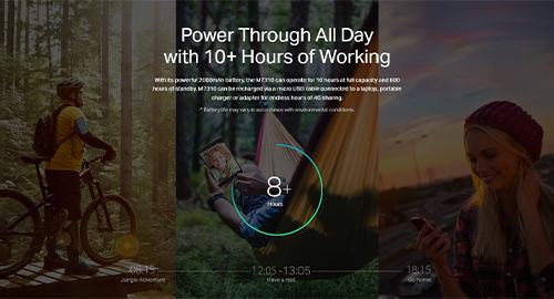 باتری داخلی با شارژدهی مناسب