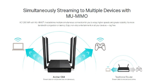 پخش همزمان به چندین دستگاه با MU-MIMO