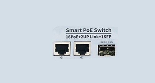 دو پورت آپلینک گیگابیتی و یک پورت SFP
