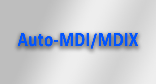 پشتیبانی از Auto-MDI/MDIX