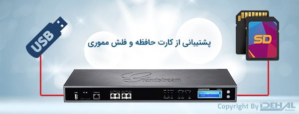 درگاه‌های ارتباطی دستگاه سانترال UCM6510