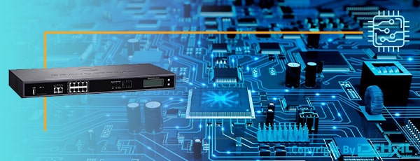 سخت‌افزار دستگاه سانترال گرنداستریم UCM6208