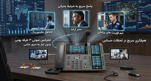 کنفرانس صوتی سه‌طرفه 