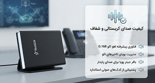 حذف اکو شفافیت بی‌نظیر صدا