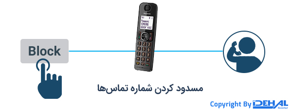 مسدود کردن تماس‌ها و حالت DND