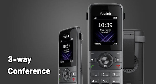 پشتیبانی از کنفرانس تلفنی 3 طرفه