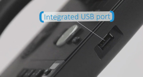 دارای پورت USB