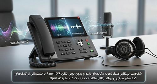 شفافیت بی‌نظیر صدا: تجربه مکالمه‌ای زنده و بدون نویز