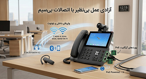 آزادی عمل بی‌نظیر با اتصالات بی‌سیم و پورت‌های گیگابیتی