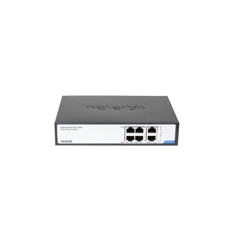 سوئیچ شبکه 6 پورت +PoE نتربیت مدل NGS-F1006P-C