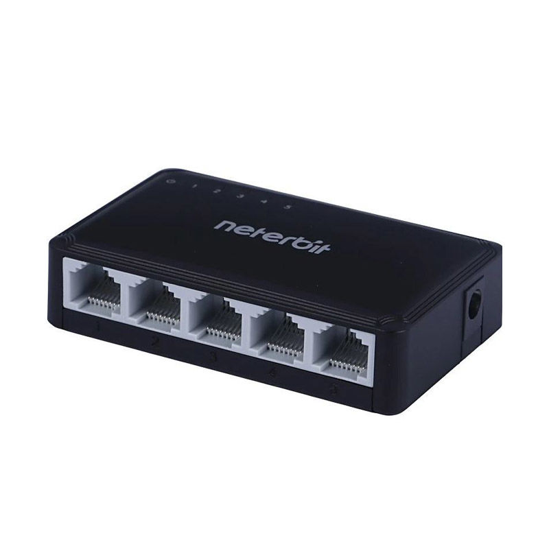 سوئیچ شبکه 5 پورت نتربیت مدل NES-1005E-C