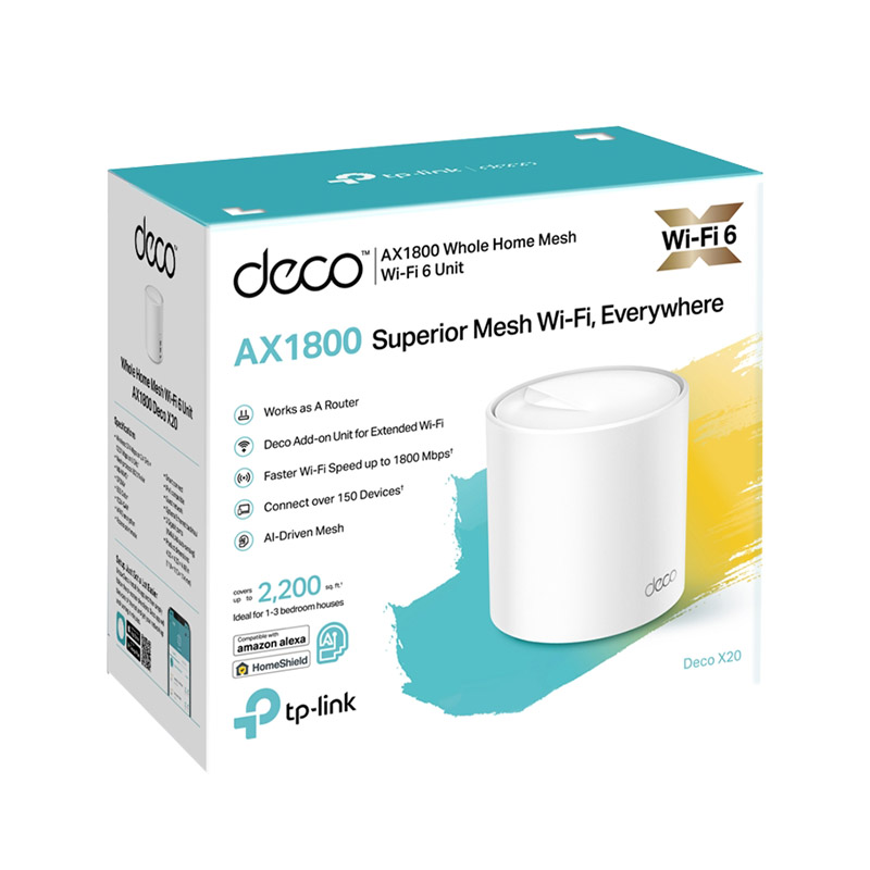 جعبه روتر تی پی لینک مدل Deco X20 (1-Pack)