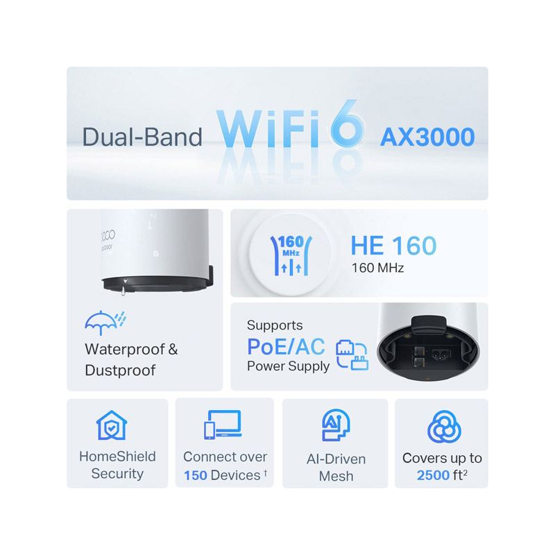 روتر تی پی لینک مدل Deco X50-Outdoor (1-PACK)