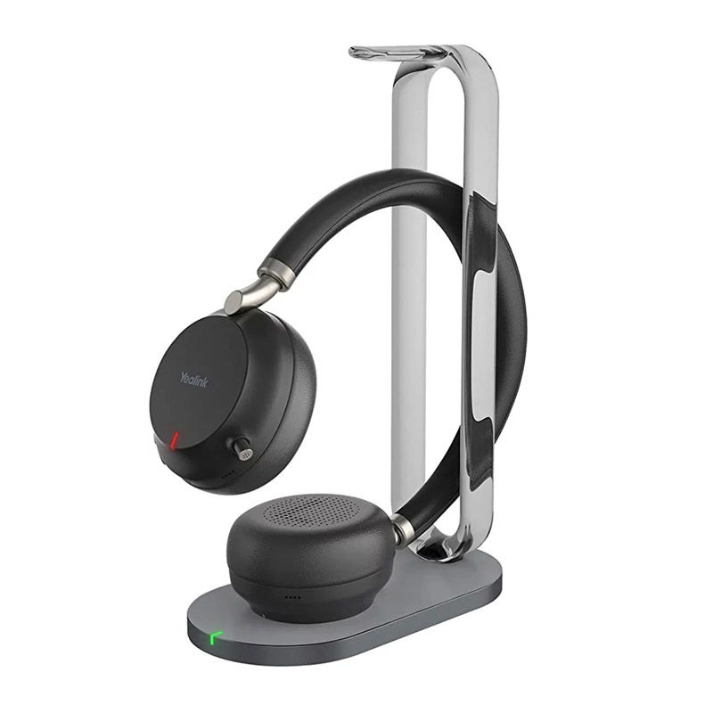 نحوه شارژ هدست یالینک BH76 with Charging Stand روی پایه