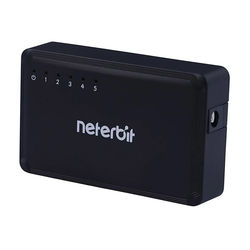 نمایی از روی سوئیچ شبکه 5 پورت نتربیت مدل NES-1005E-C