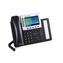 تصویر کنار تلفن تحت شبکه گرنداستریم GXP2160 در حالت روشن