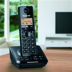 گوشی تلفن بی سیم پاناسونیک KX-TG2721 روی میز